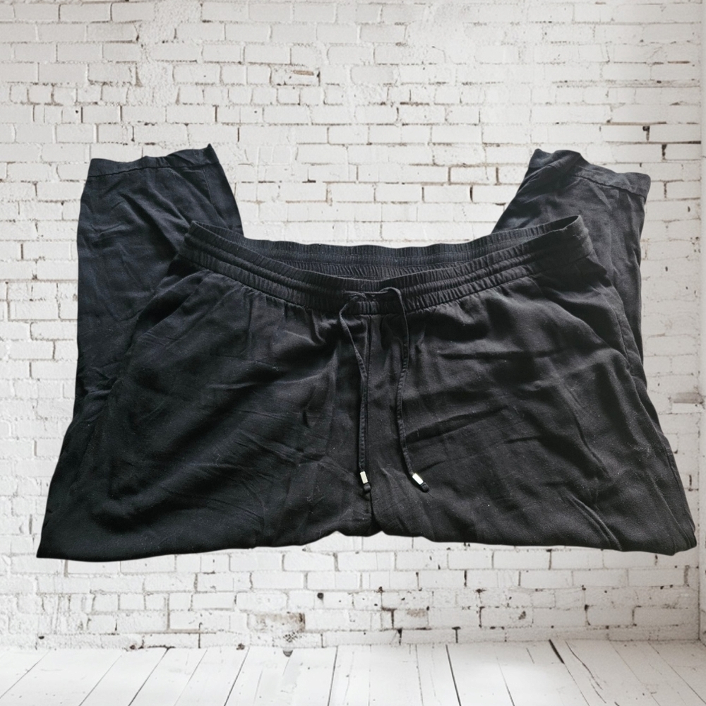 Old Navy Black Elastic Waist Pants